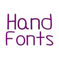 Fonts Hand for FlipFont