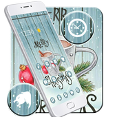 Merry Christmas Coffee Cup Theme icon