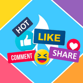 HotShare: Video, Photos, Status, GIF, Share&amp;Chat icon