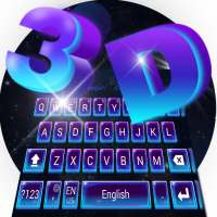 3D Black Keyboard Theme