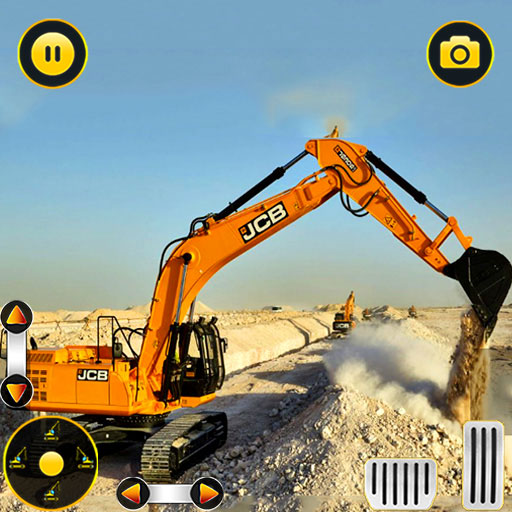 JCB Construction Games 3D Sim icon