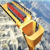 Trains on Biggest Vertical Megaramp Free icon