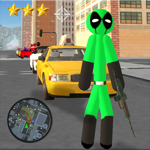 Green Pool Stickman Rope Hero Gangstar Crime icon