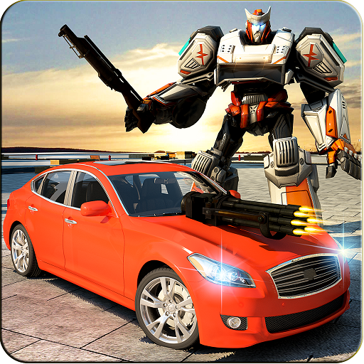 Car Robot Speed Transforming :  Modern Robot 3D icon