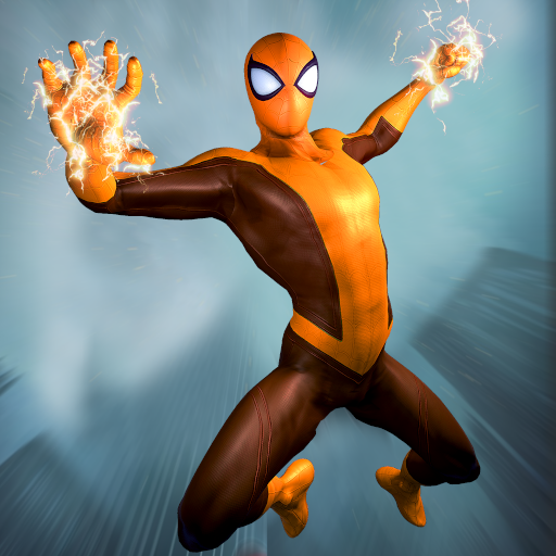 Flying Spider Rope Hero Games icon