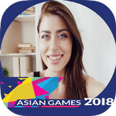 Asian Cup 2018 Photo Frame Editor ~ Asian Games 18 иконка