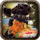 Survival Day Robot 3D icon