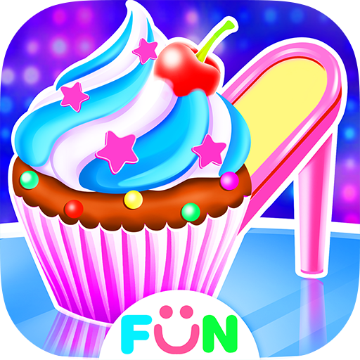High Heel Cupcake Maker- Girly Bakery Food Games icon