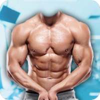 Man Body Builder Photo Suit : Six Pack Photo Suit