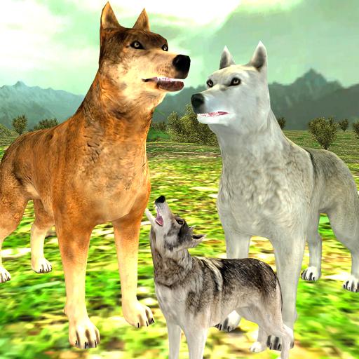 Wolf Family Simulator : RPG Wolf Attack icon