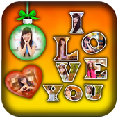 Text Photo Collage أيقونة