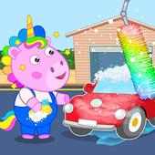 Kids Car Wash Salon: Poppy Unicorn Fun