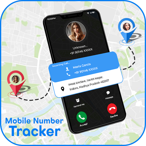 Mobile Number Locator : Find Phone Call Location आइकन