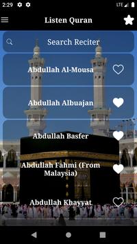 Listen Quran - Top Reciters Holy Quran Offline screenshot 2