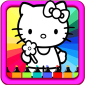 Cute Cat Coloring Pages icon