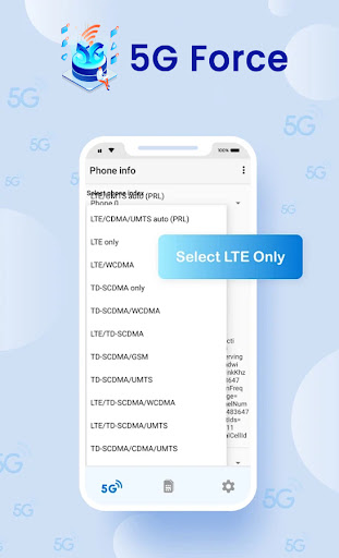5G/4G Force LTE Only screenshot 4
