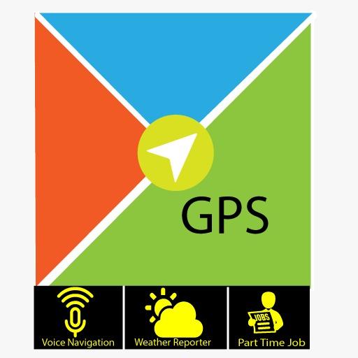 GPS,Maps, Voice Navigation &amp; Explore Directions icon