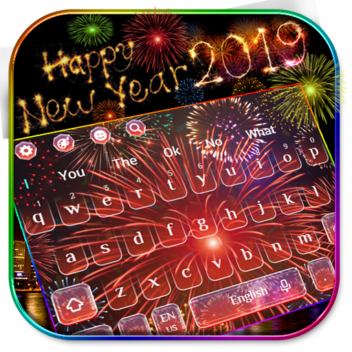 Happy New Year 2019 Keyboard Themes icon