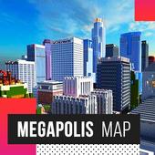 Megapolis city maps for minecraft pe icon