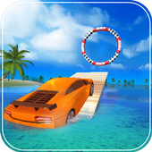 Beach Surfer Car Racing Fever icon