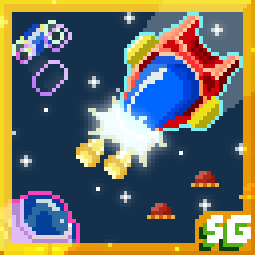 8-bit Retro Razor x Laser Galaxy War Classic Game icon