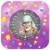 Sai Baba Live Clock Wallpaper icon