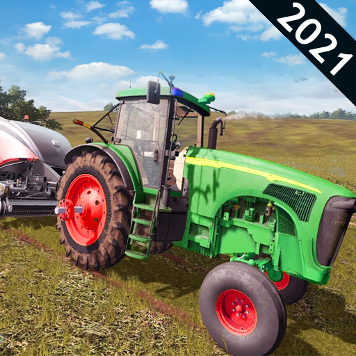 Rural Tractor Farming Game 2021-Farm Challenge icon