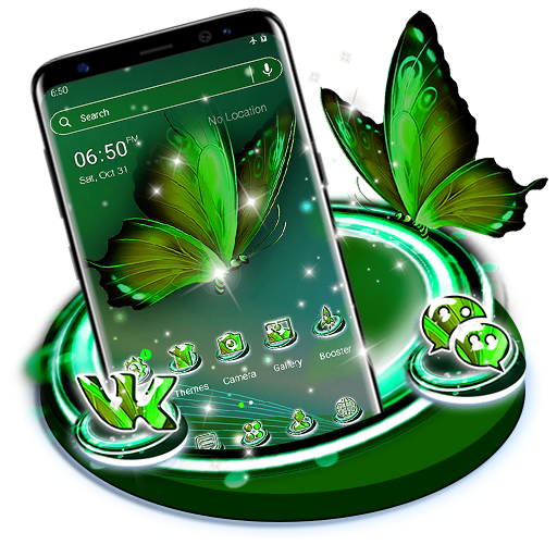 Green Butterfly Theme Launcher icon