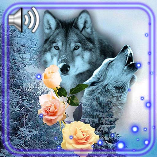 Rose and Wolf Live Wallpaper icon