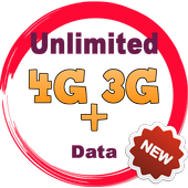 unlimited 4g data prank icon