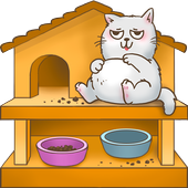 Cats house icon