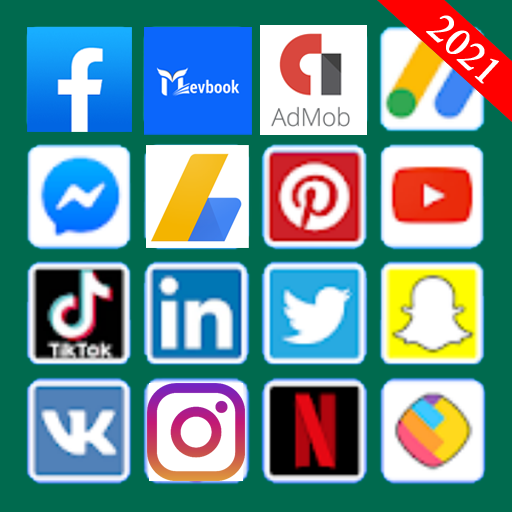 All social media and social networks Login icon