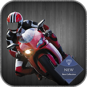 Man Moto Bike Racing Rider Photo Suit Editor icon
