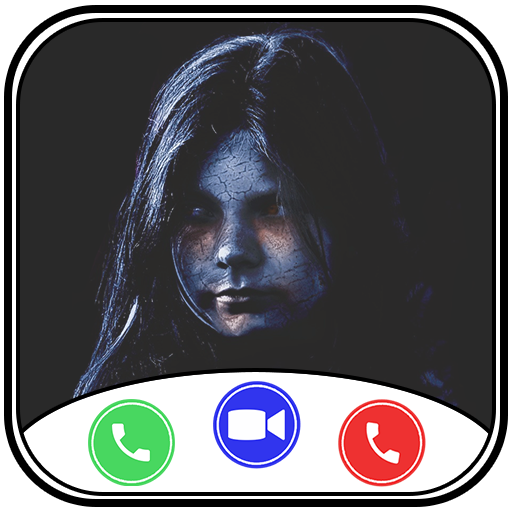 Creepy fake call, horror video calling PRANK icon