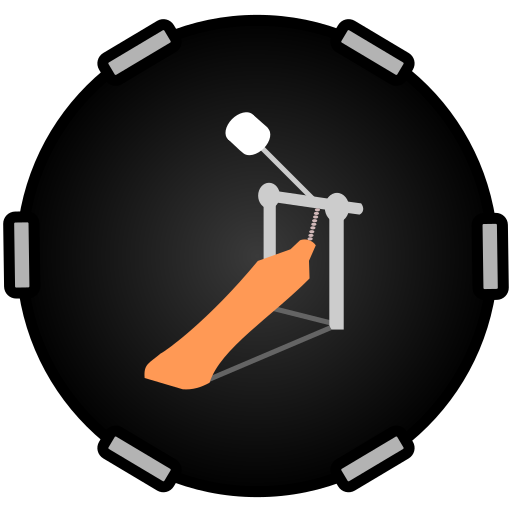 Drum Kit with Pedal icon