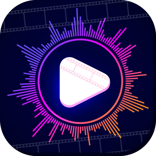 Flash warning effect video maker icon