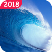Water Wave Weather - Forecast warning Widget Radar आइकन