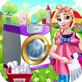 Laundry games for girls : Hotel Laundry Girls icon