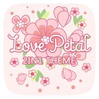 (FREE) Love Petal 2 In 1 Theme on 9Apps