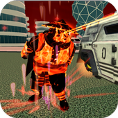 Superhero Fly Panda icon