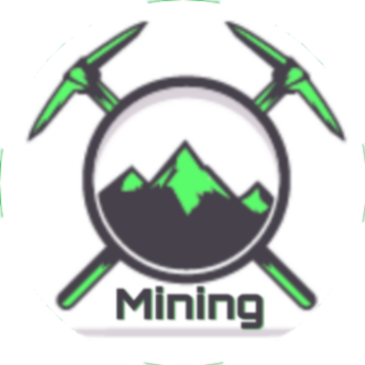 Crypto coin cloud mining icon