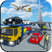 3D Cargo Airplane : Car Transporter Euro Truck icon