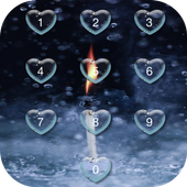 Romantic Love App Lock Theme أيقونة