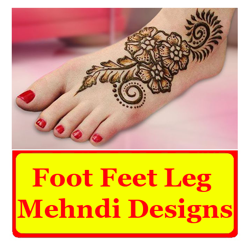 Foot Feet Leg Mehndi Designs Idea icon