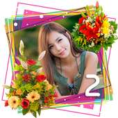 Edit Flowers Photo Frame 2 on 9Apps