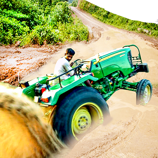 ikon Real Tractor Trolley Farming Simulator Game 3D