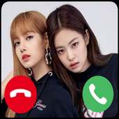 Rose & Lisa BLACKPINK Call! Fake Video Call