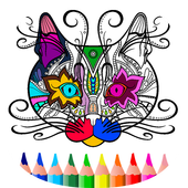Mandala Coloring Book  Free Adult Coloring Game icon
