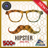 Hipster Stickers Photo Editor icon