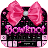 Beautiful Pink Bow Keyboard Theme icon